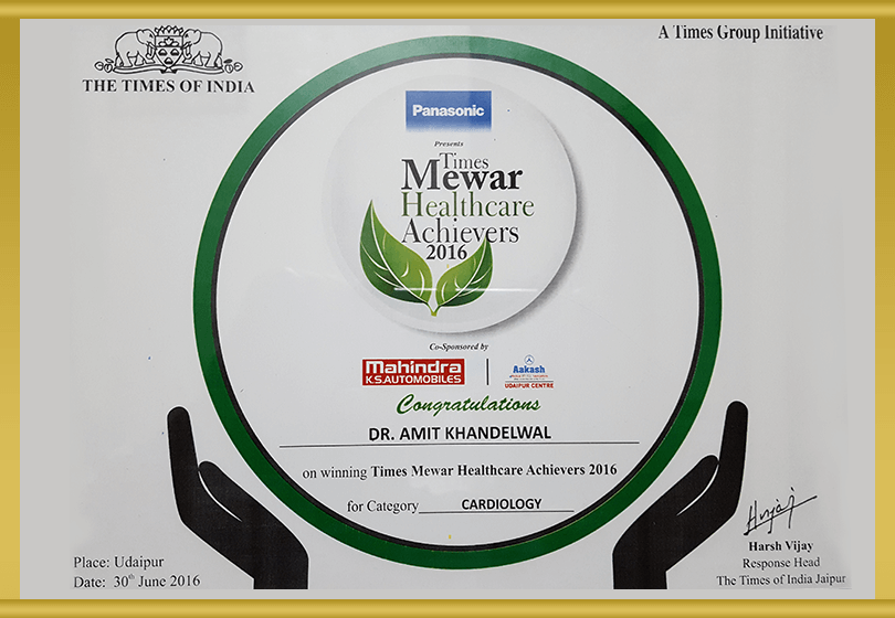 Awards & Achievements Dr Amit khandelwal
